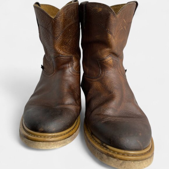 Justin Boots Other - Justin Axe Wedge Men's 13 M Leather Western Work Brown Boots WK4908 Soft Toe